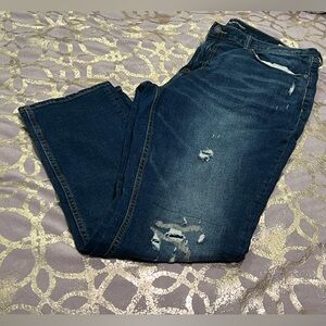 Gently Used - Old Navy flex stretch slim fit distressed denim 38X32